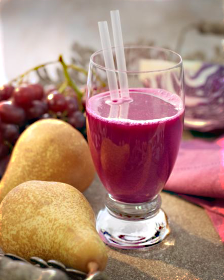 Weintrauben-Rotkohl-Smoothie